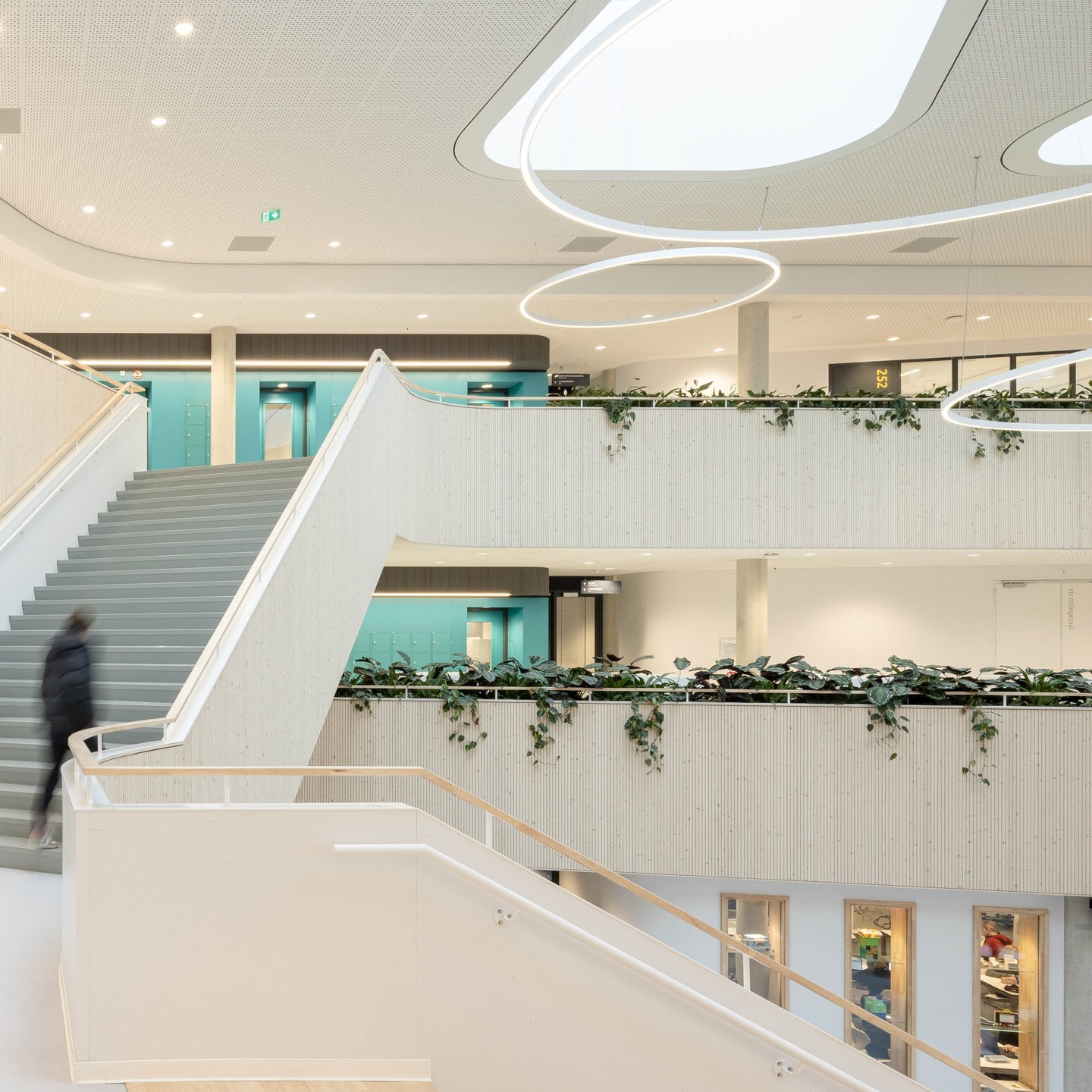 𝐑𝐨𝐝𝐞𝐧𝐛𝐨𝐫𝐜𝐡𝐜𝐨𝐥𝐥𝐞𝐠𝐞 𝐑𝐨𝐬𝐦𝐚𝐥𝐞𝐧 | Het gebouw voelt op ooghoogte vriendelijk en menselijk, niet als een grote school. In het ontwerp van de buitenzijde is er gekozen voor vaste maten en stramienen om het gebouw betaalbaar en prefabriceerbaar te maken. Door echter met de verhoudingen te variëren, hebben we een divers en rijk gevelbeeld gecreëerd: hoe dichterbij je komt, hoe meer detail en rijkdom je ervaart.
Fotografie: Lucas van der Wee
-
-
#roosrosarchitecten #roosros #toekomstgericht #plezier #design #architectuur #architecture #architectural #archilovers #architects_need #archdaily #onderwijsgebouw #rosmalen #rodenborchcollege